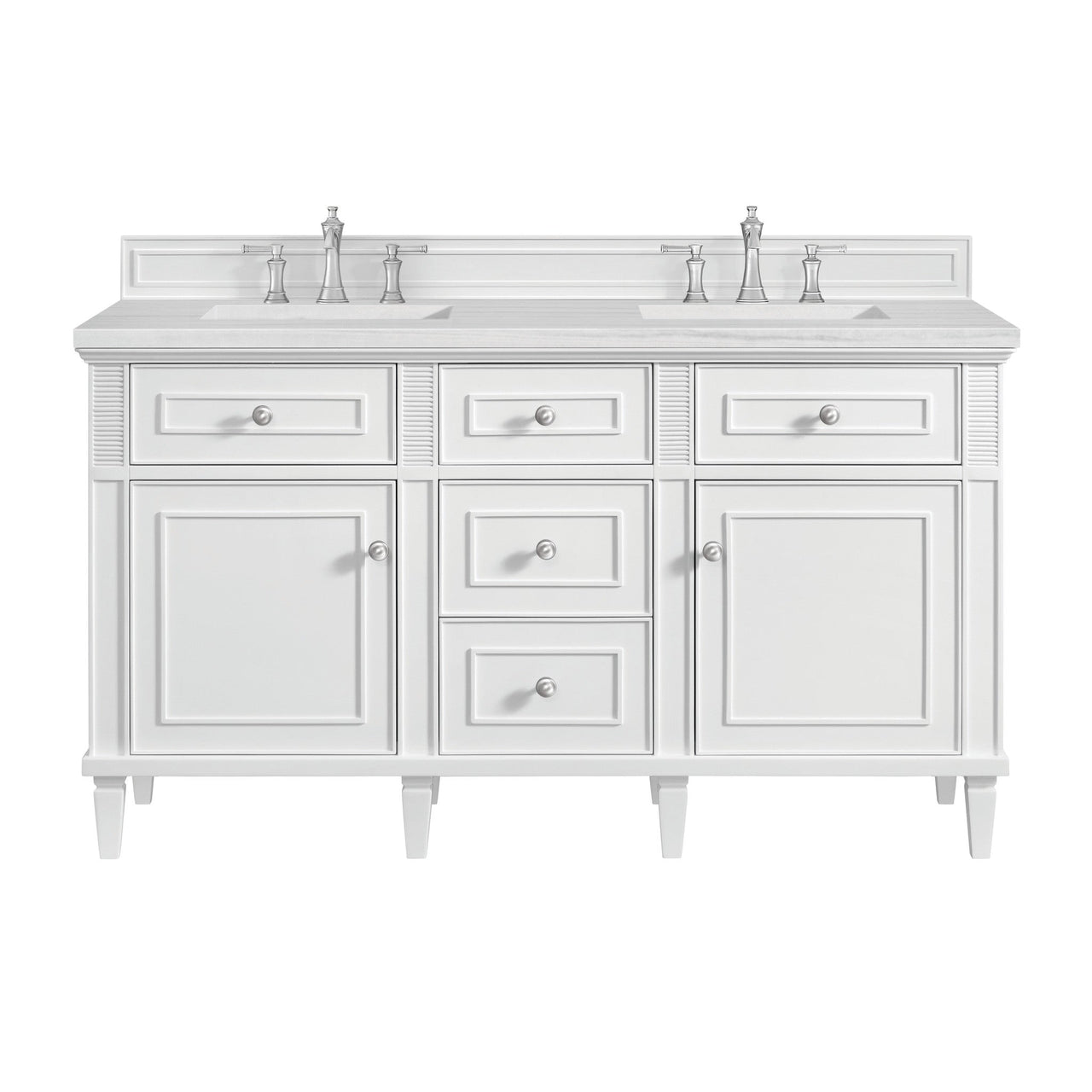 James Martin 60" Lorelai Double Vanity - Luxe Bathroom Vanities