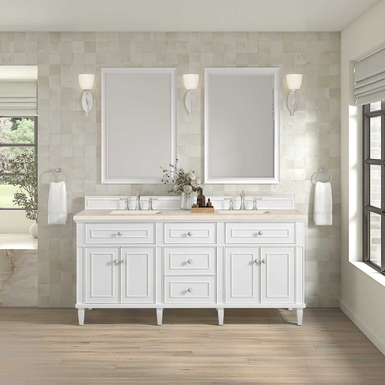 James Martin 72" Lorelai Double Vanity