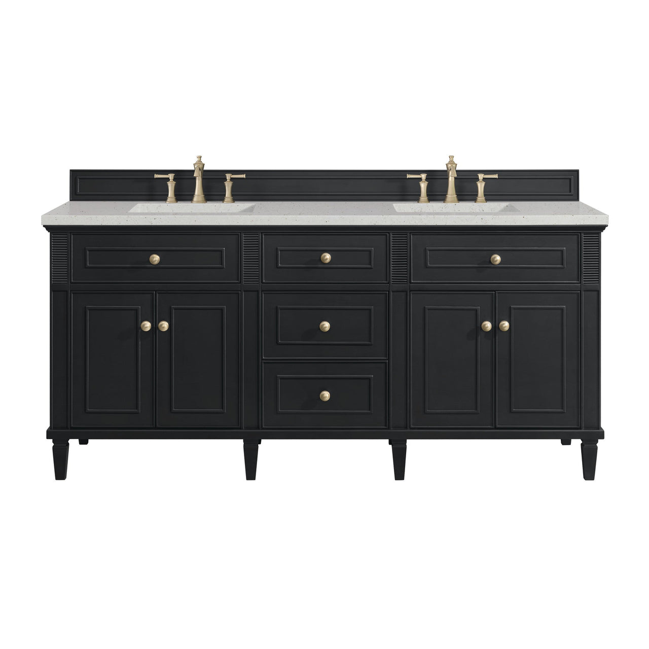 James Martin 72" Lorelai Double Vanity - Luxe Bathroom Vanities