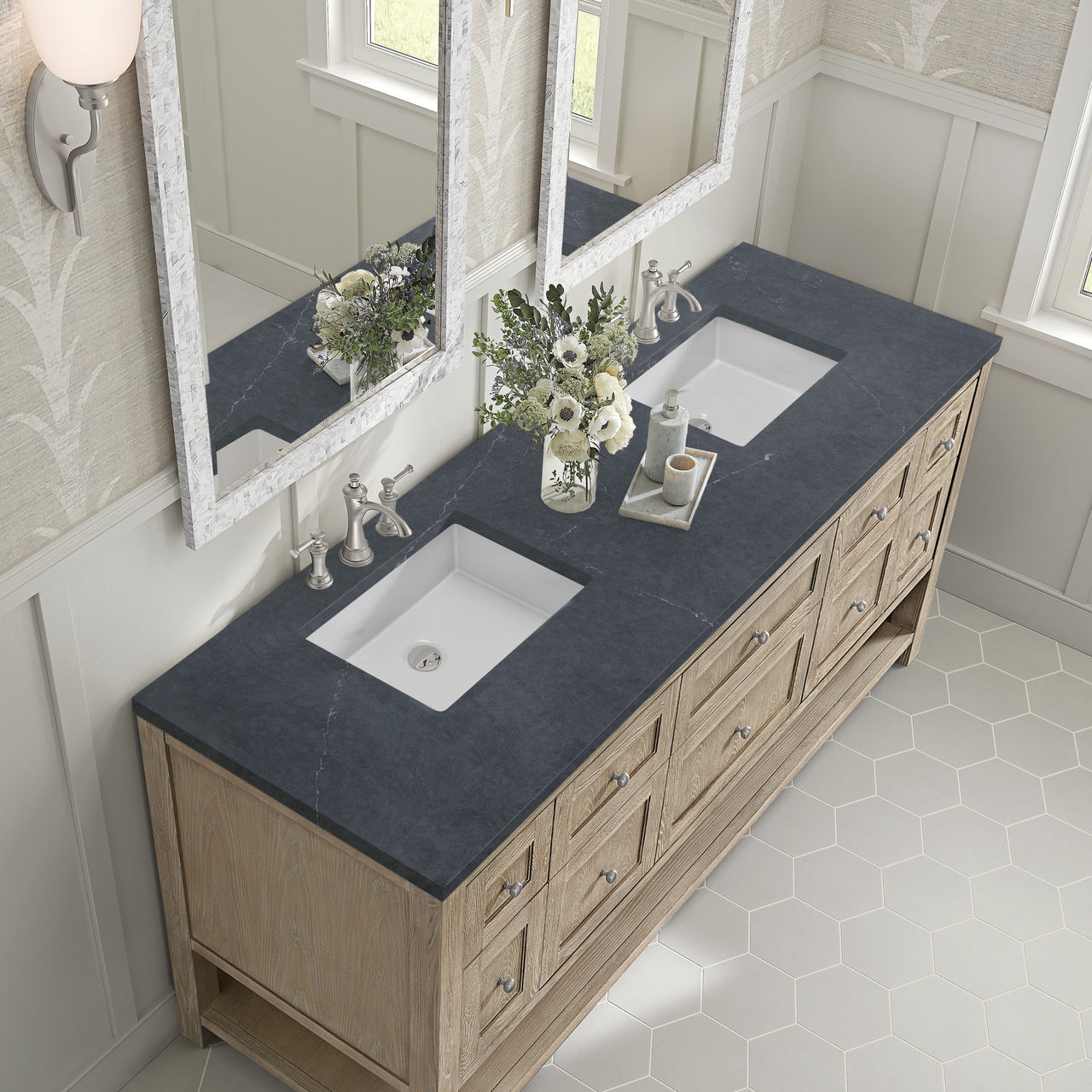 James Martin 72" Breckenridge Double Vanity - Luxe Bathroom Vanities