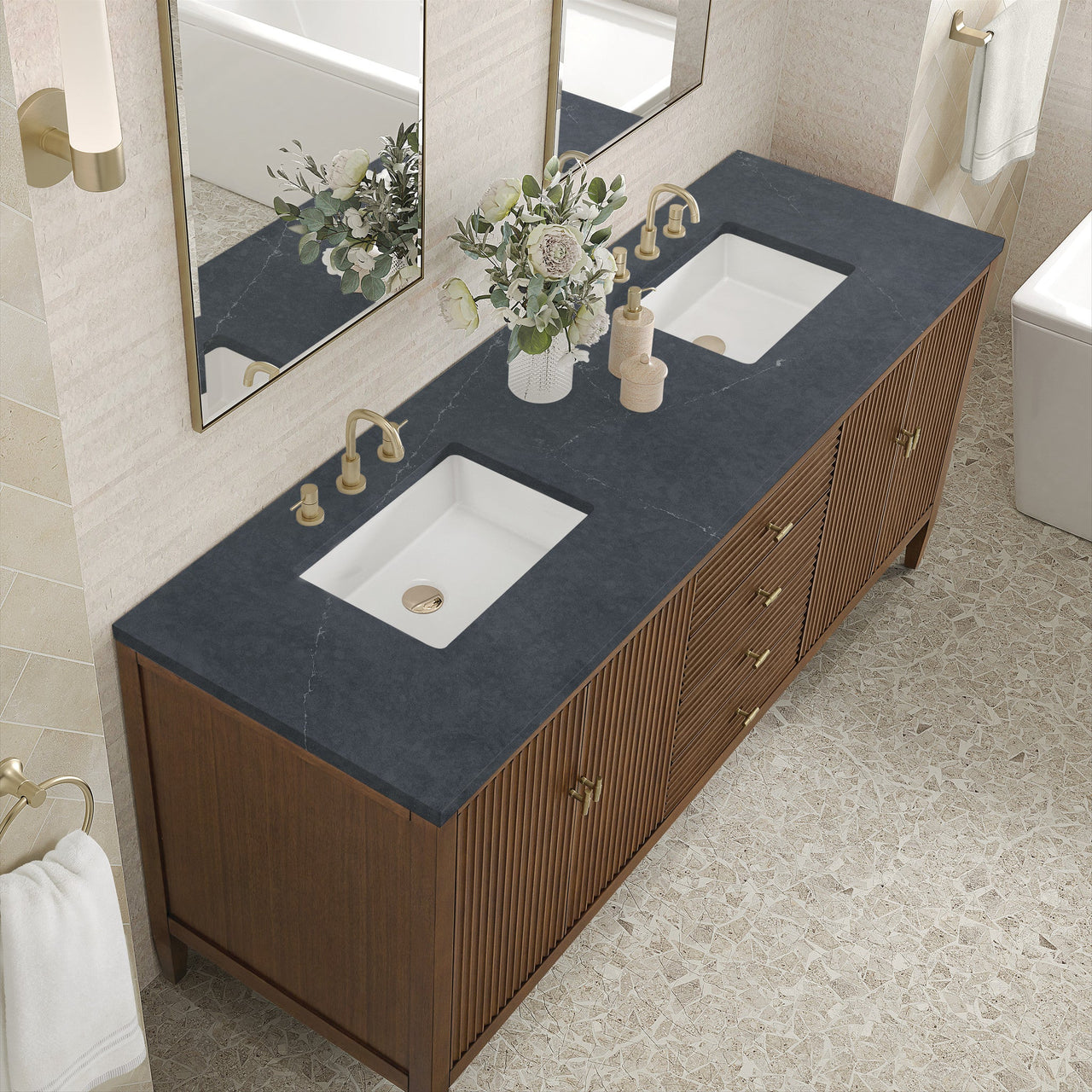 James Martin 72" Myrrin Double Vanity