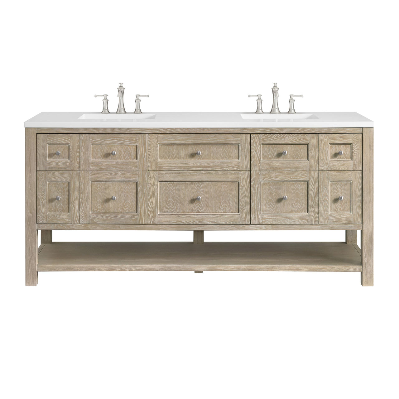 James Martin 72" Breckenridge Double Vanity - Luxe Bathroom Vanities