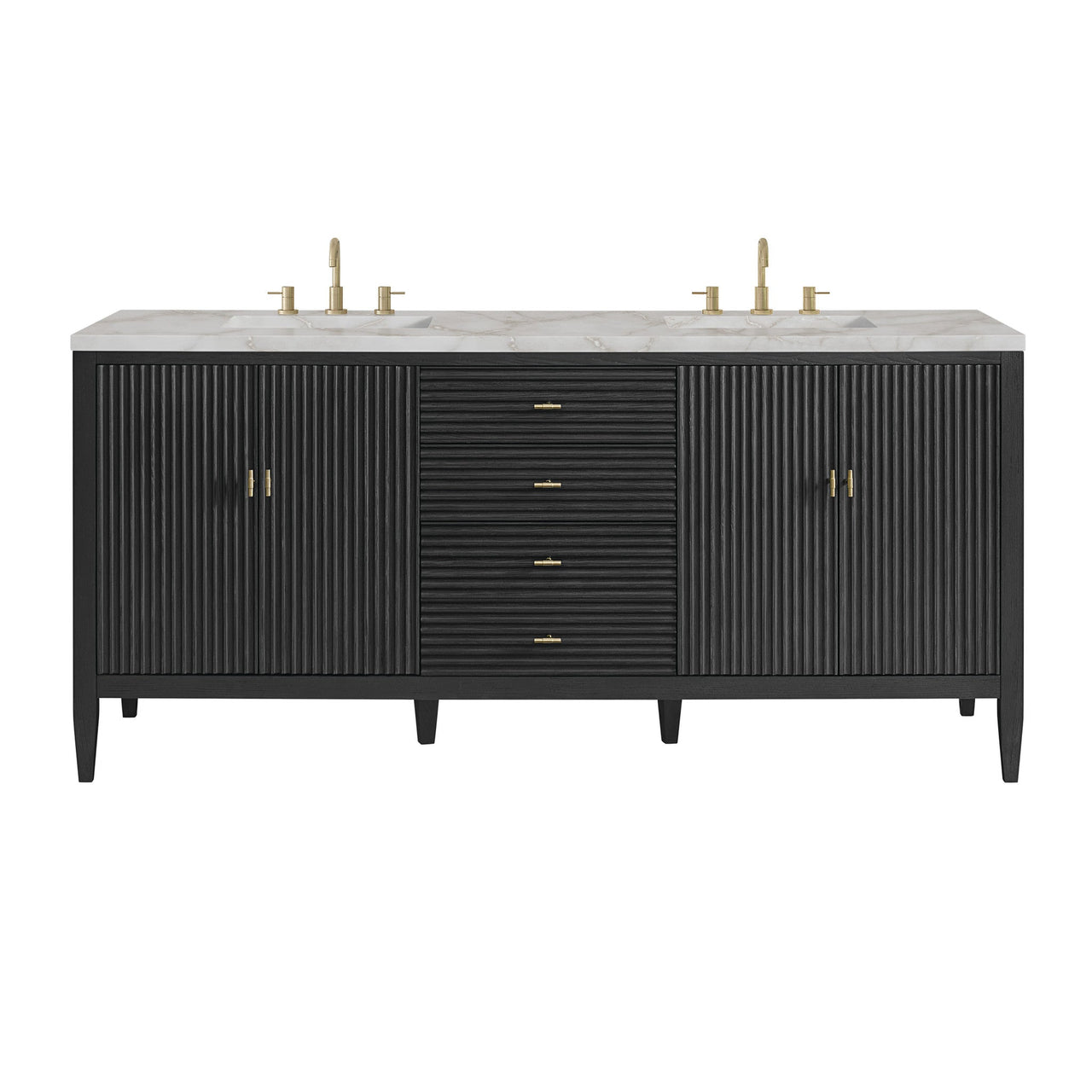 James Martin 72" Myrrin Double Vanity - Luxe Bathroom Vanities