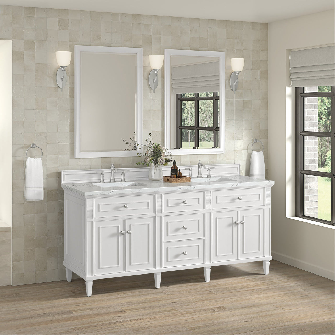 James Martin 72" Lorelai Double Vanity
