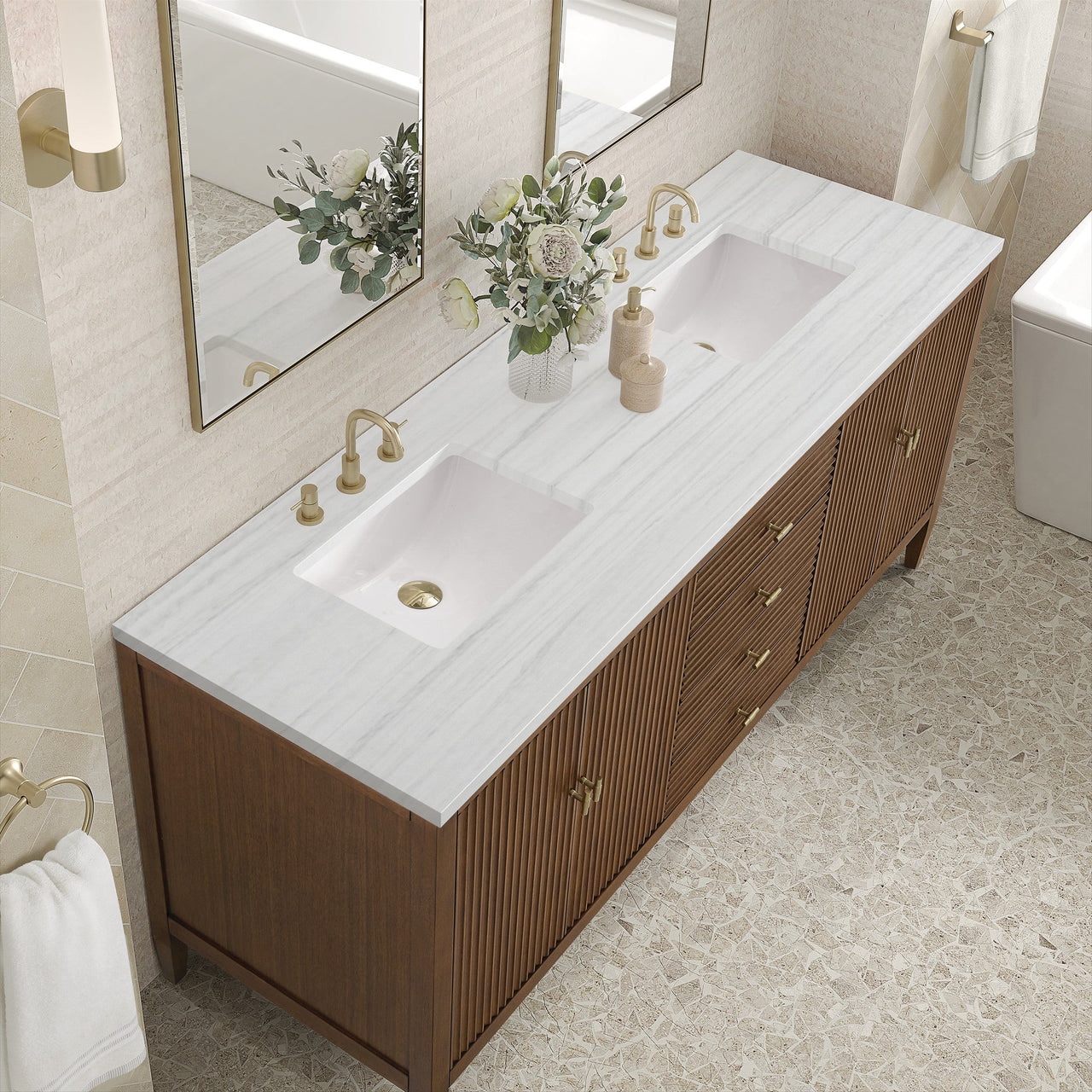 James Martin 72" Myrrin Double Vanity