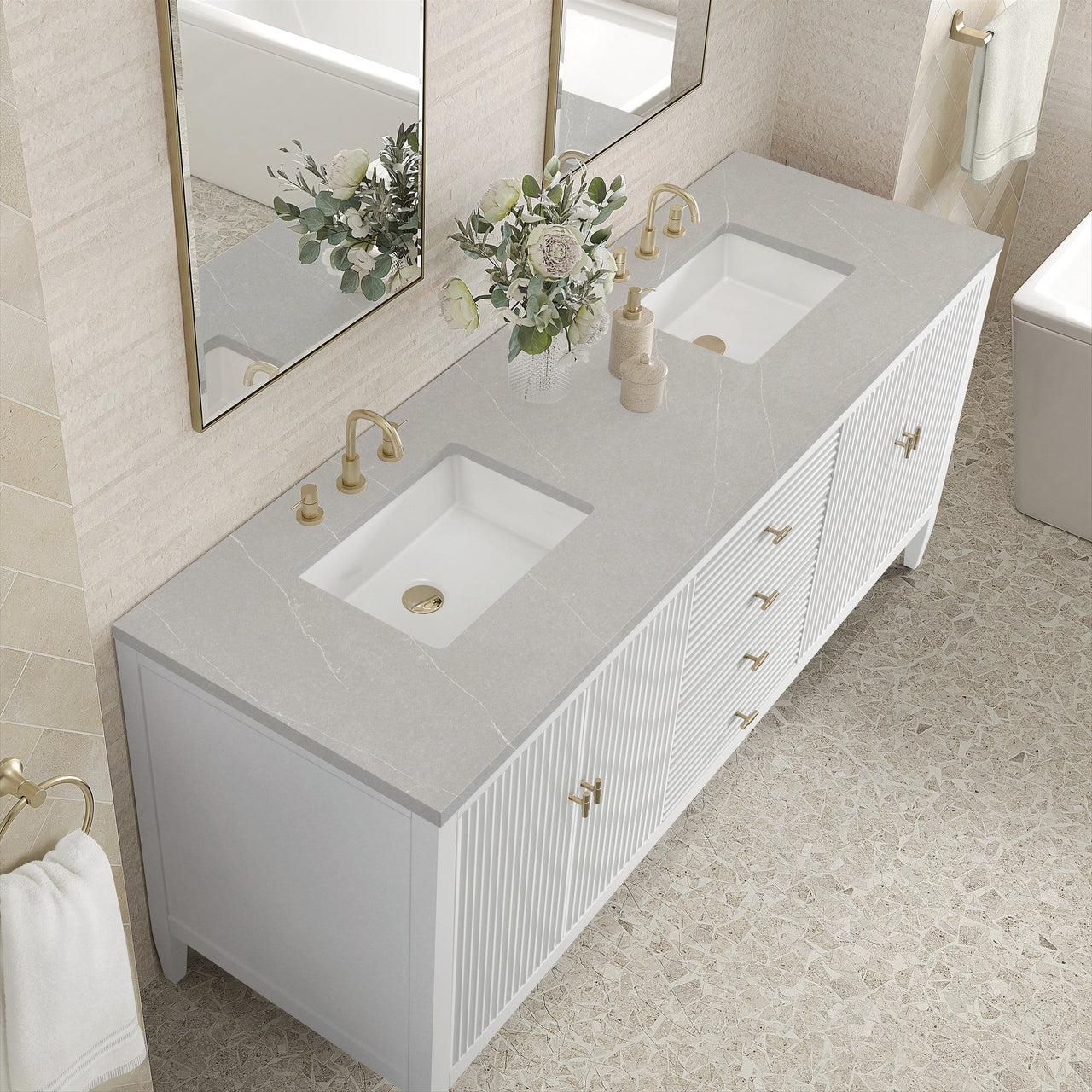 James Martin 72" Myrrin Double Vanity
