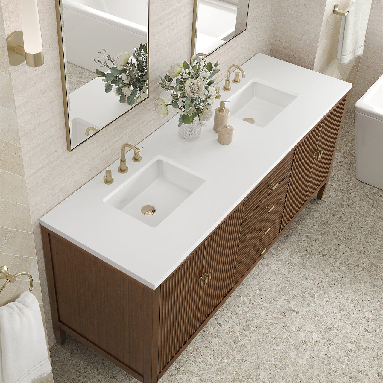 James Martin 72" Myrrin Double Vanity