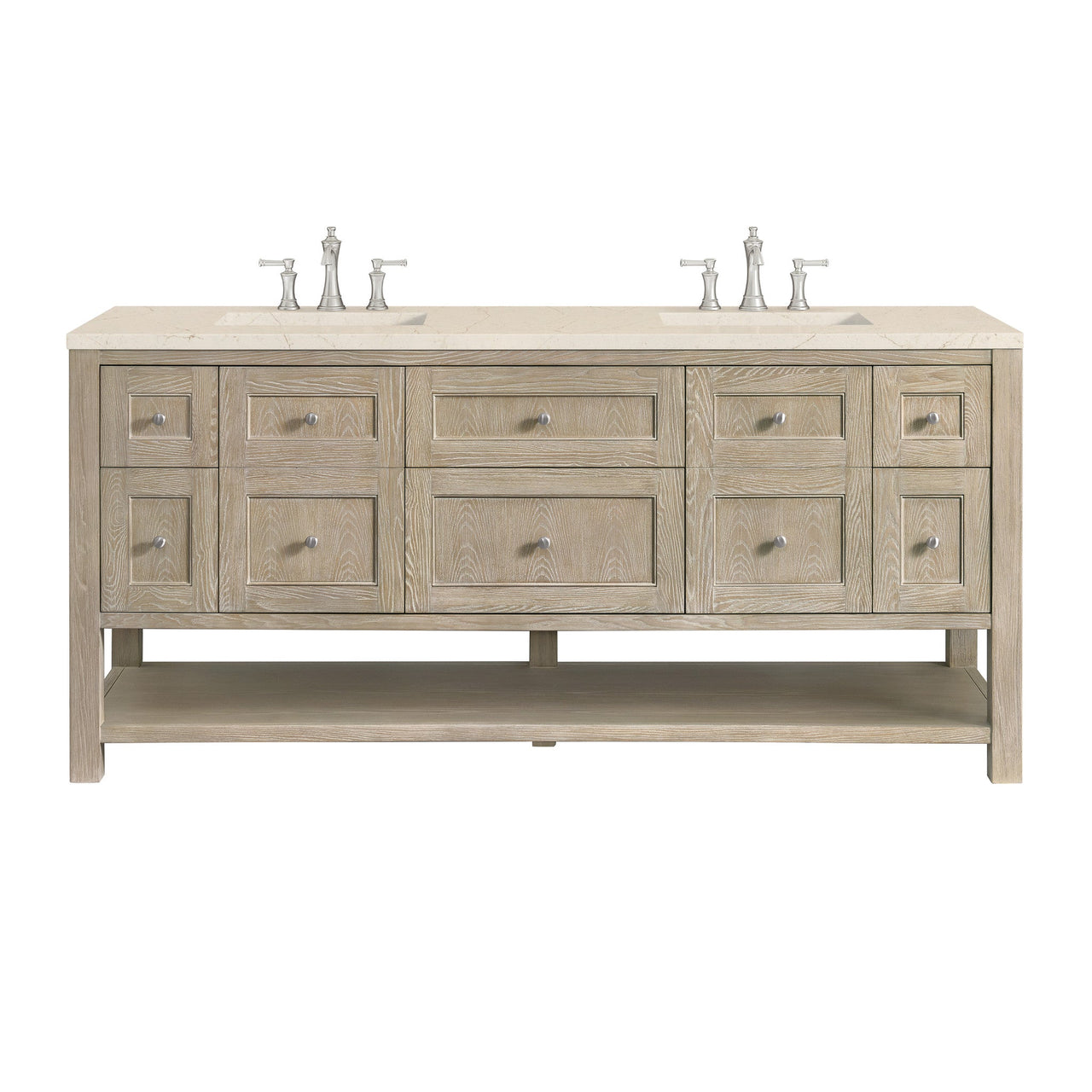 James Martin 72" Breckenridge Double Vanity - Luxe Bathroom Vanities