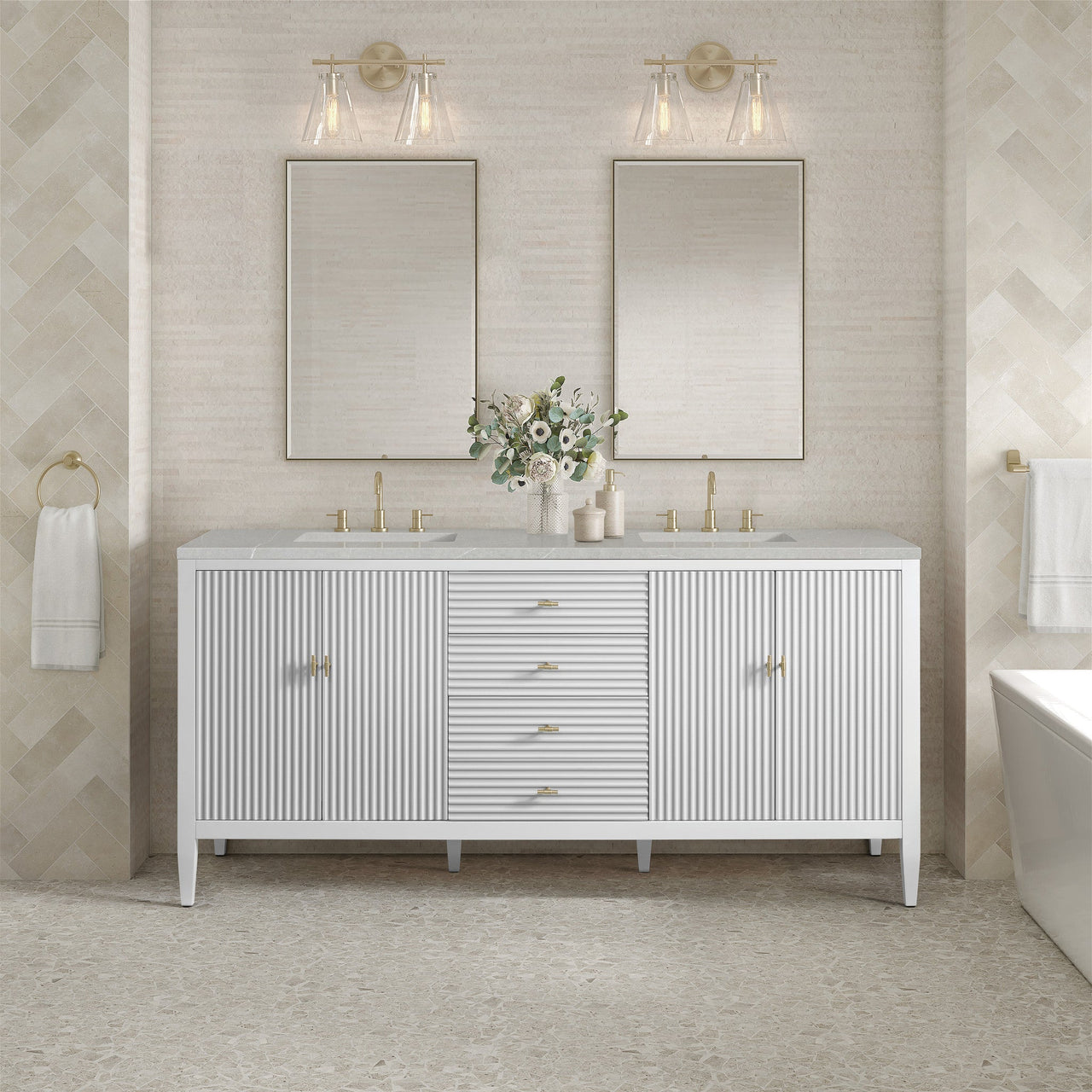 James Martin 72" Myrrin Double Vanity