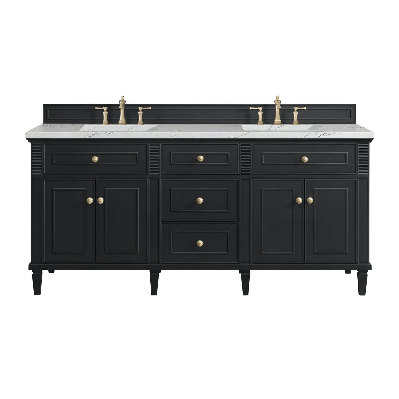 James Martin 72" Lorelai Double Vanity - Luxe Bathroom Vanities