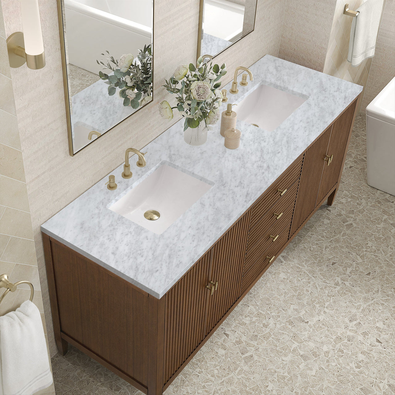 James Martin 72" Myrrin Double Vanity