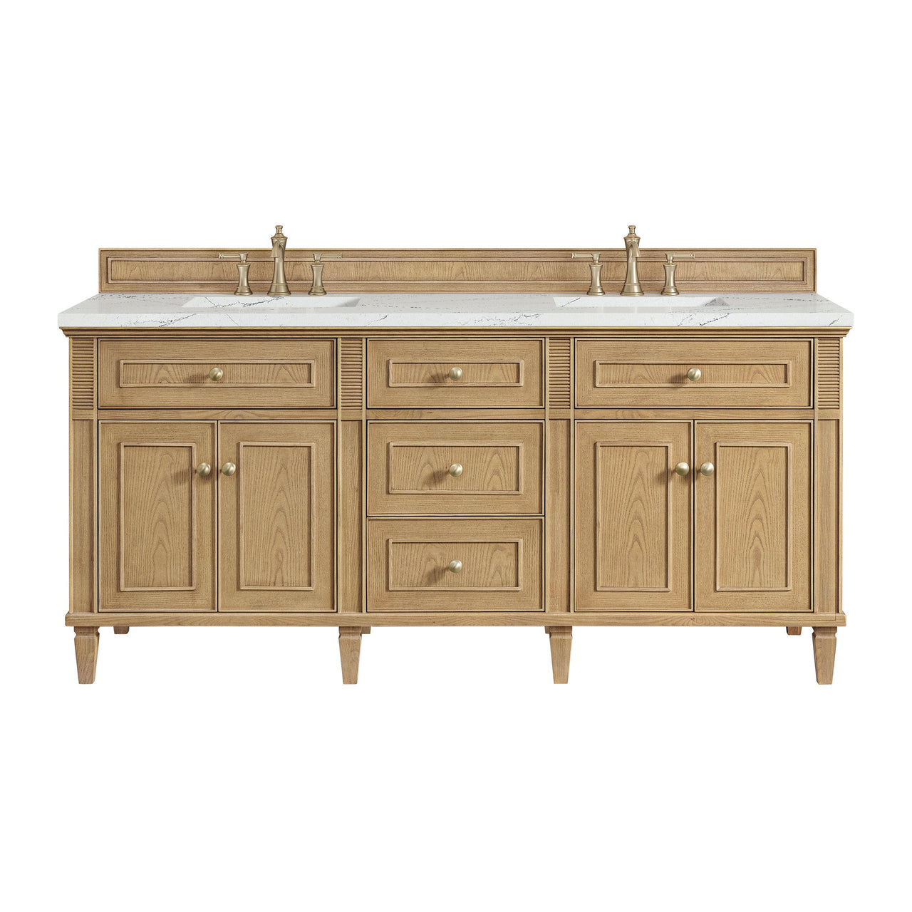 James Martin 72" Lorelai Double Vanity - Luxe Bathroom Vanities