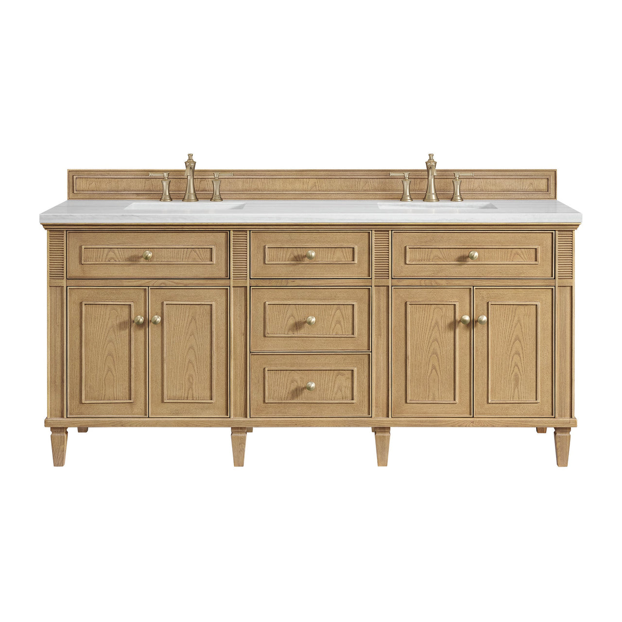 James Martin 72" Lorelai Double Vanity - Luxe Bathroom Vanities