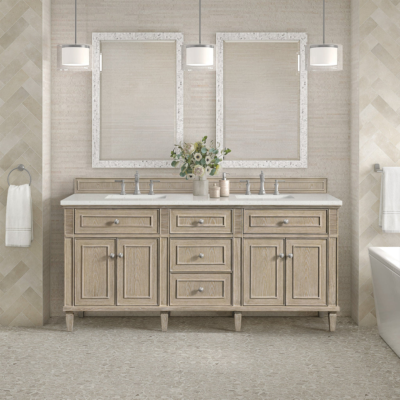 James Martin 72" Lorelai Double Vanity