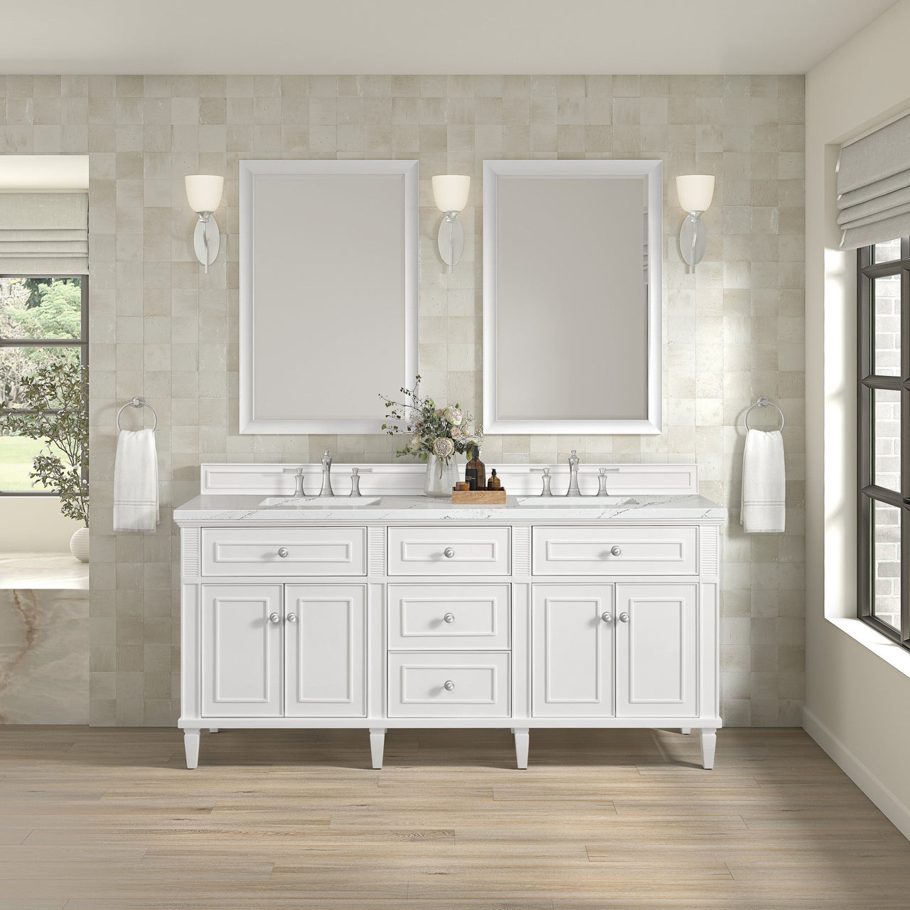 James Martin 72" Lorelai Double Vanity
