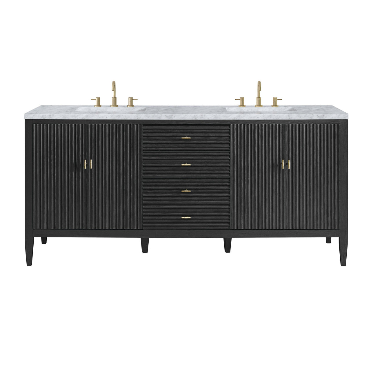 James Martin 72" Myrrin Double Vanity - Luxe Bathroom Vanities
