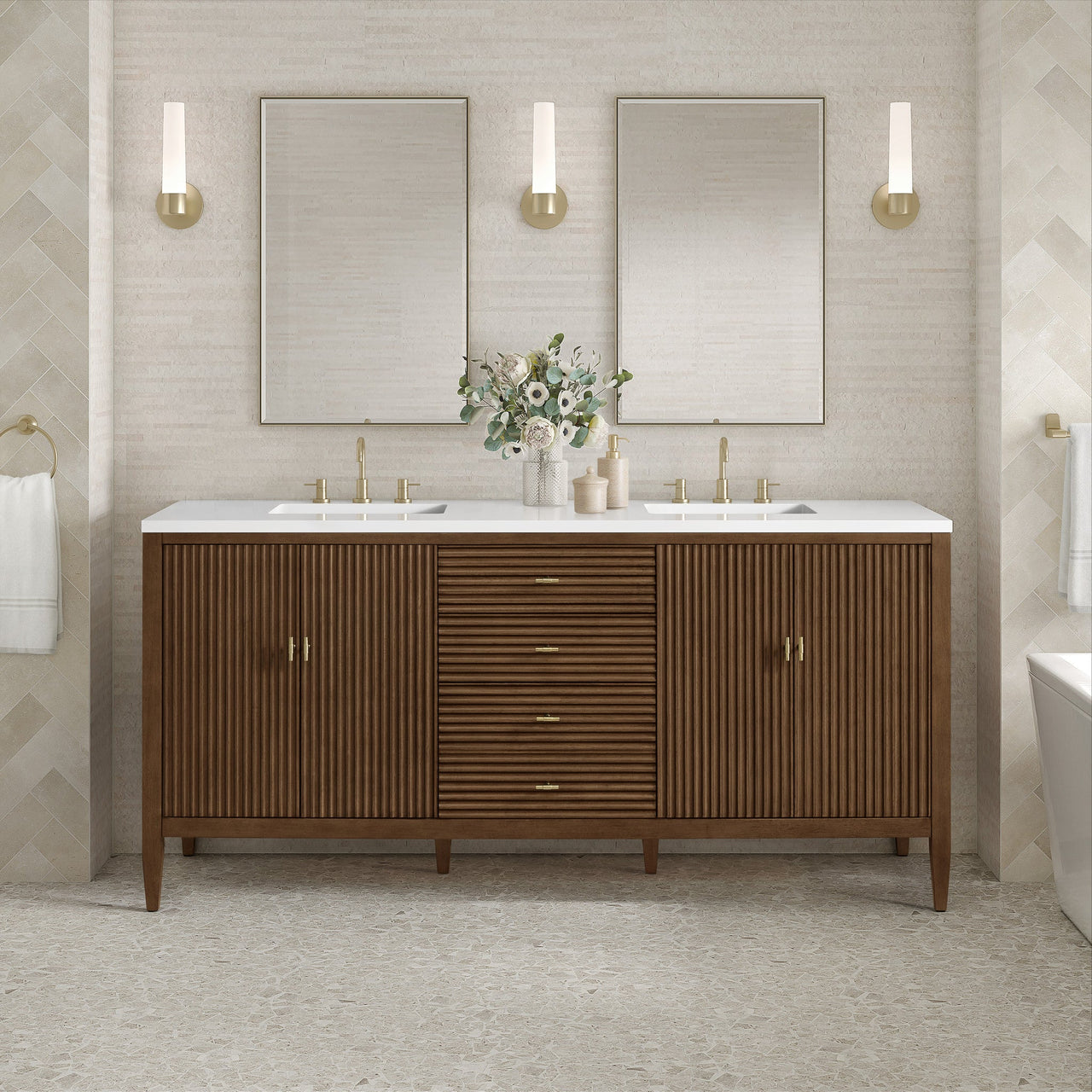 James Martin 72" Myrrin Double Vanity