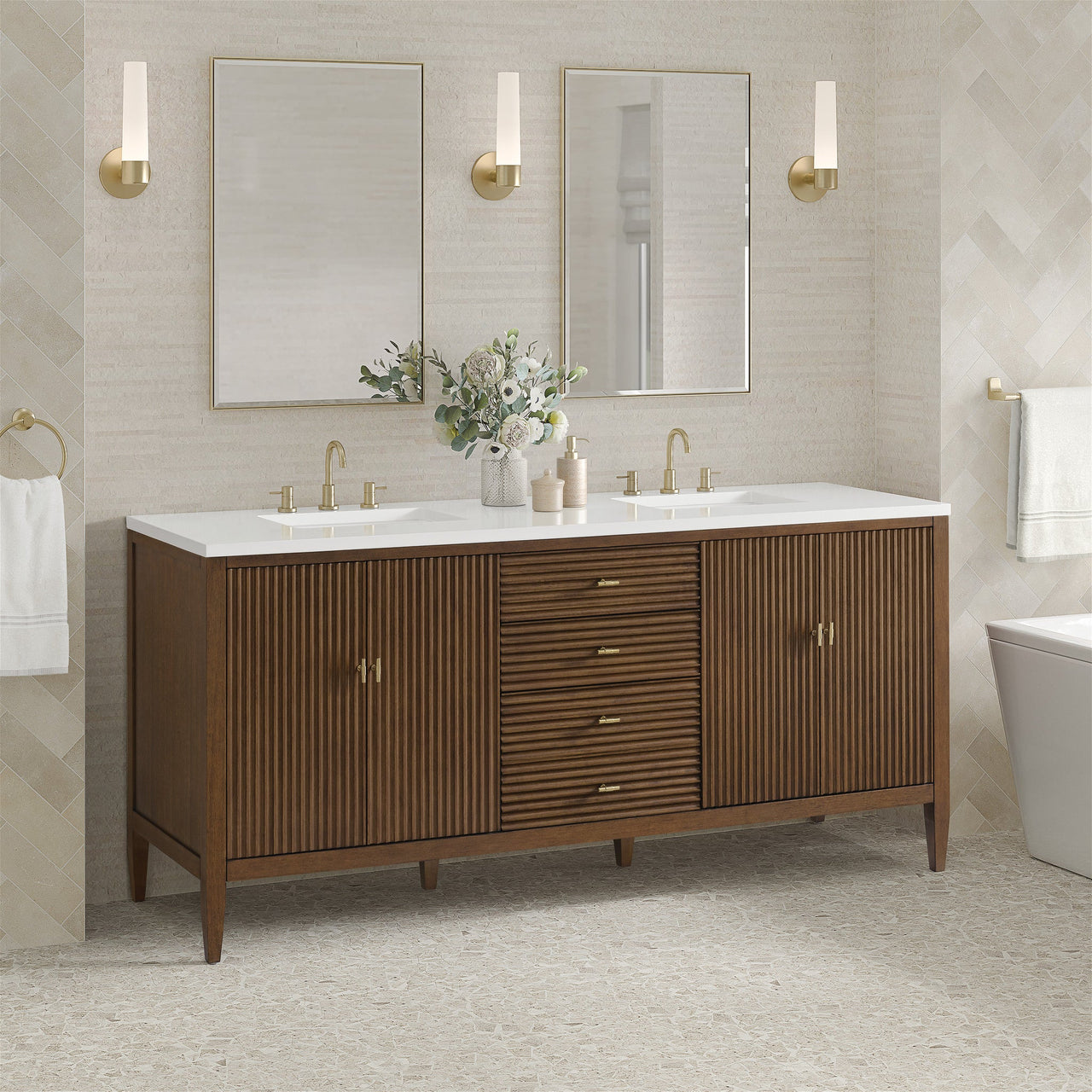 James Martin 72" Myrrin Double Vanity