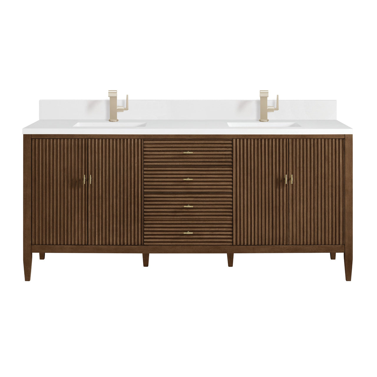 James Martin 72" Myrrin Double Vanity - Luxe Bathroom Vanities