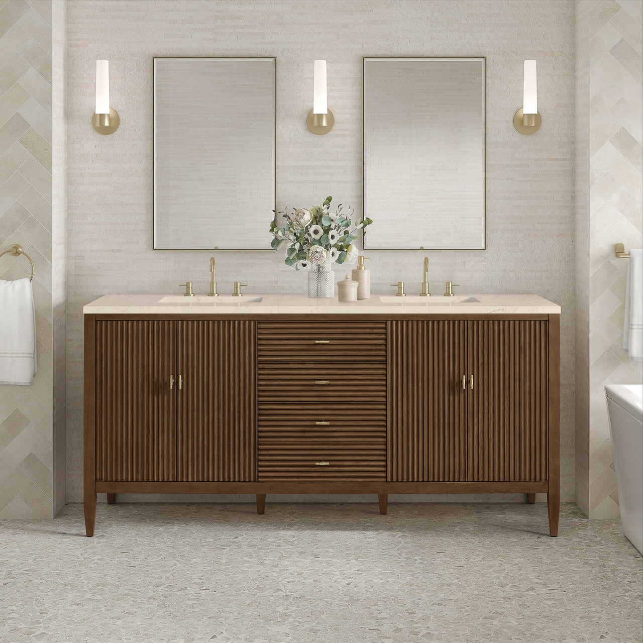 James Martin 72" Myrrin Double Vanity