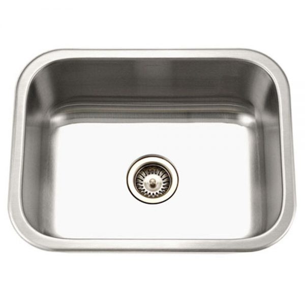 Houzer Medallion 23 inch Stainless Steel Undermount 9 inch Deep Single Bowl Kitchen Sink, Nested 20-Pack