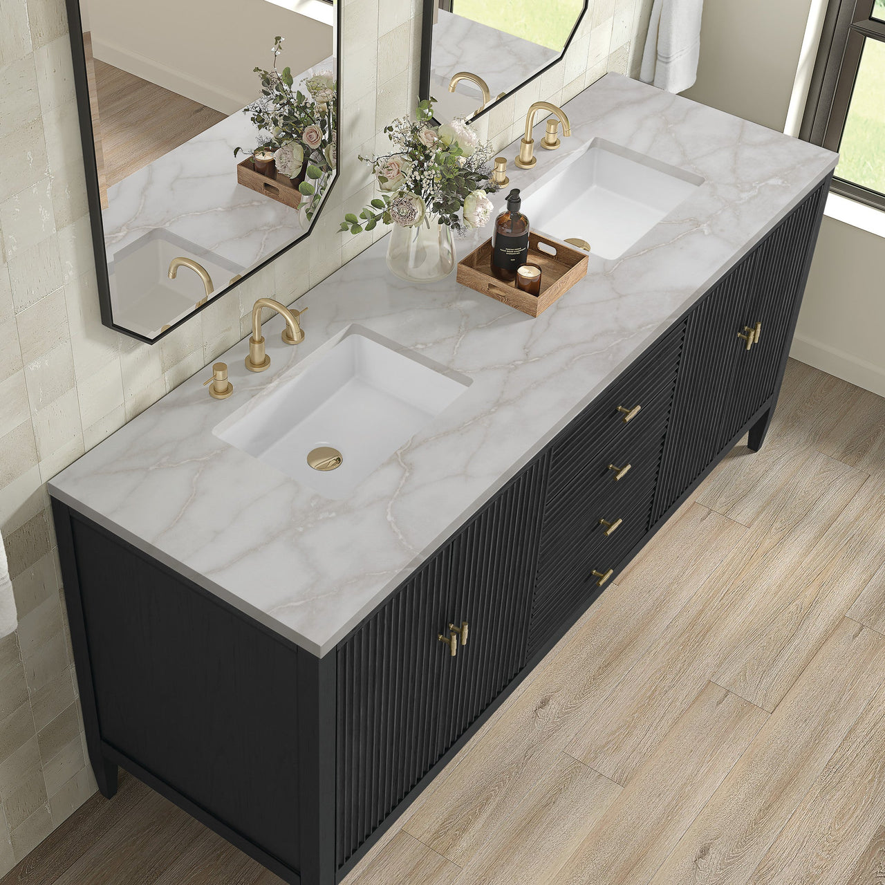 James Martin 72" Myrrin Double Vanity