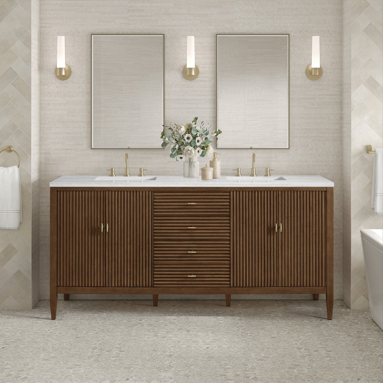 James Martin 72" Myrrin Double Vanity