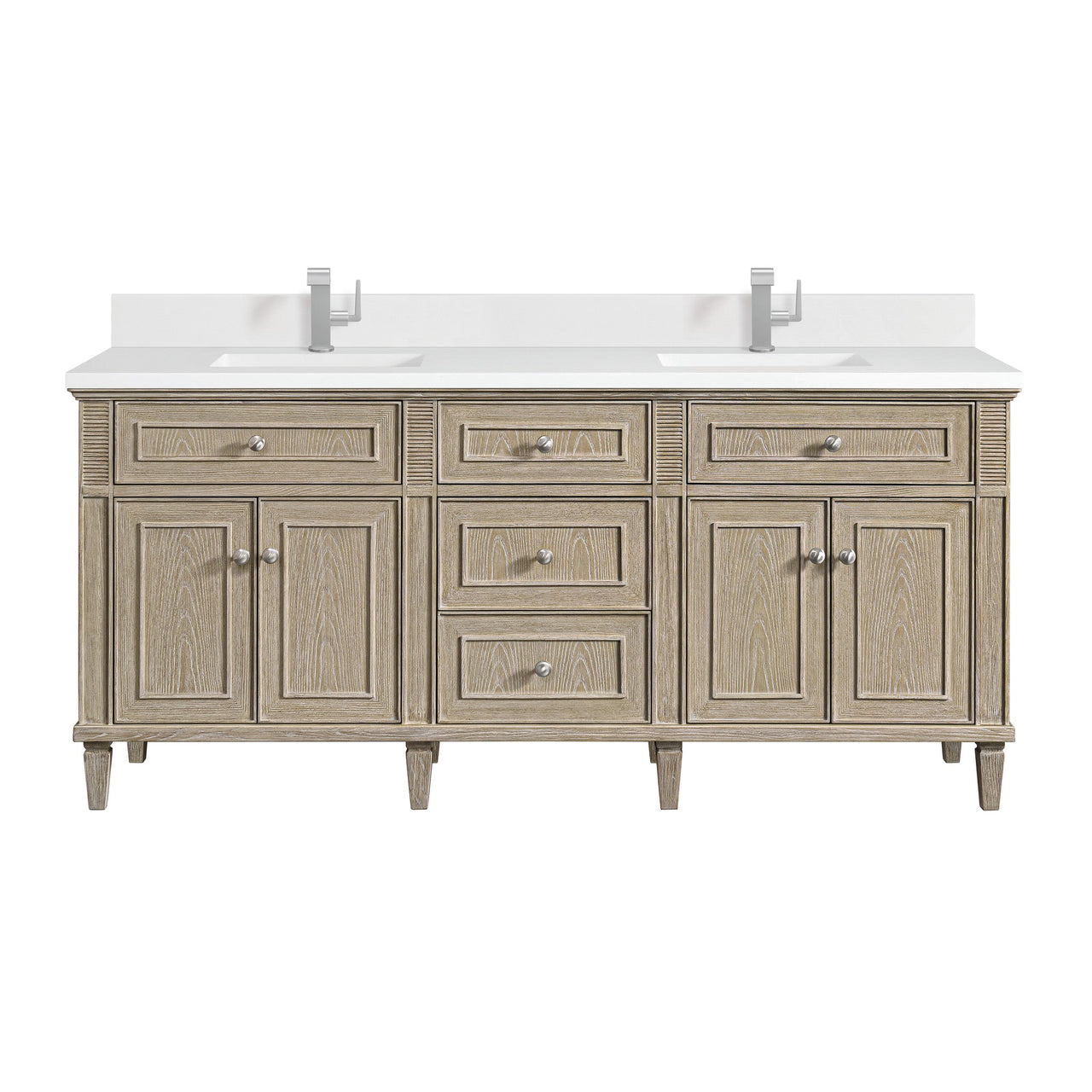 James Martin 72" Lorelai Double Vanity - Luxe Bathroom Vanities