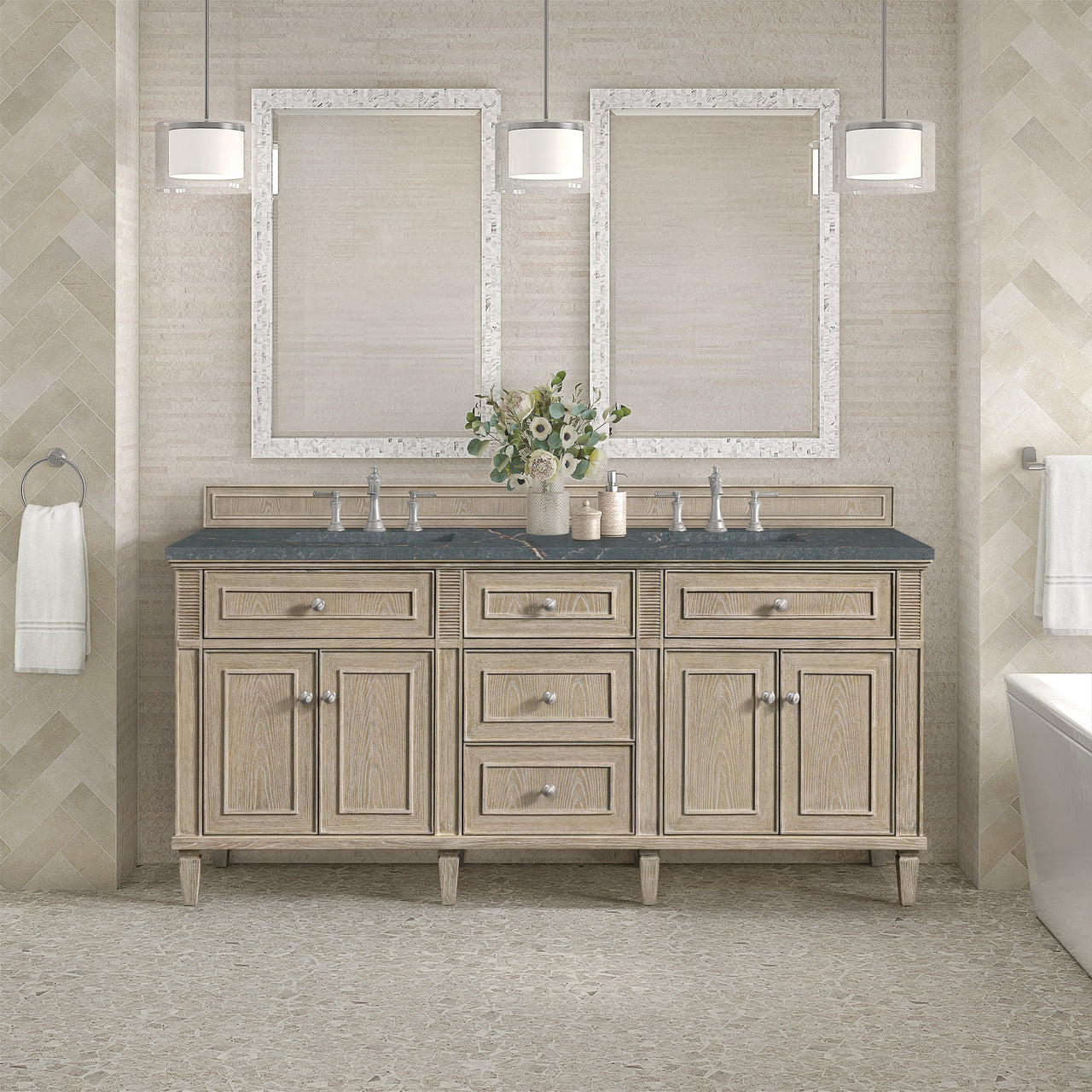 James Martin 72" Lorelai Double Vanity