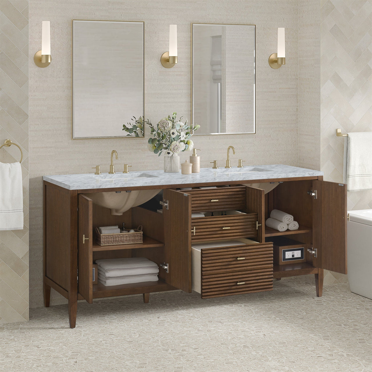 James Martin 72" Myrrin Double Vanity