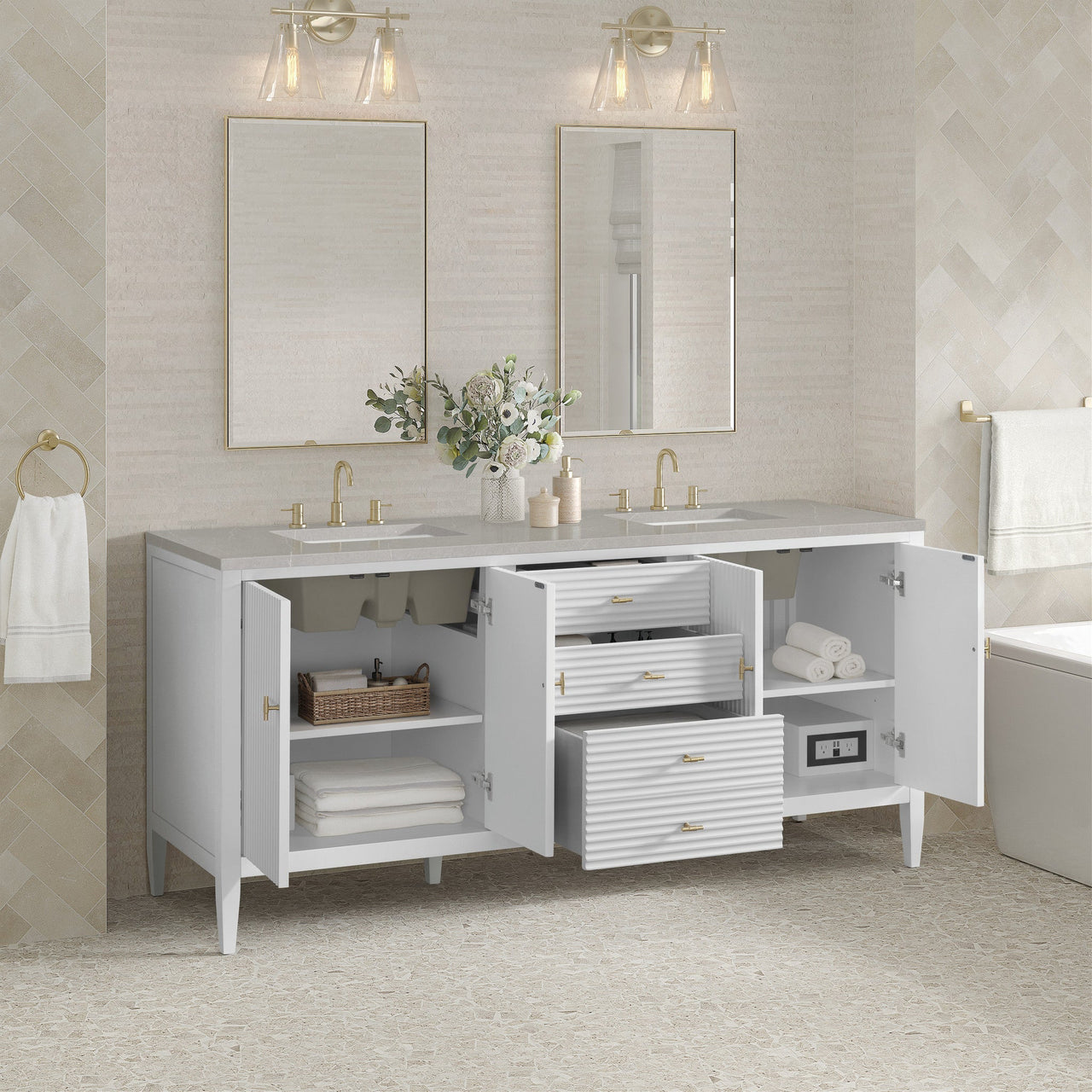 James Martin 72" Myrrin Double Vanity