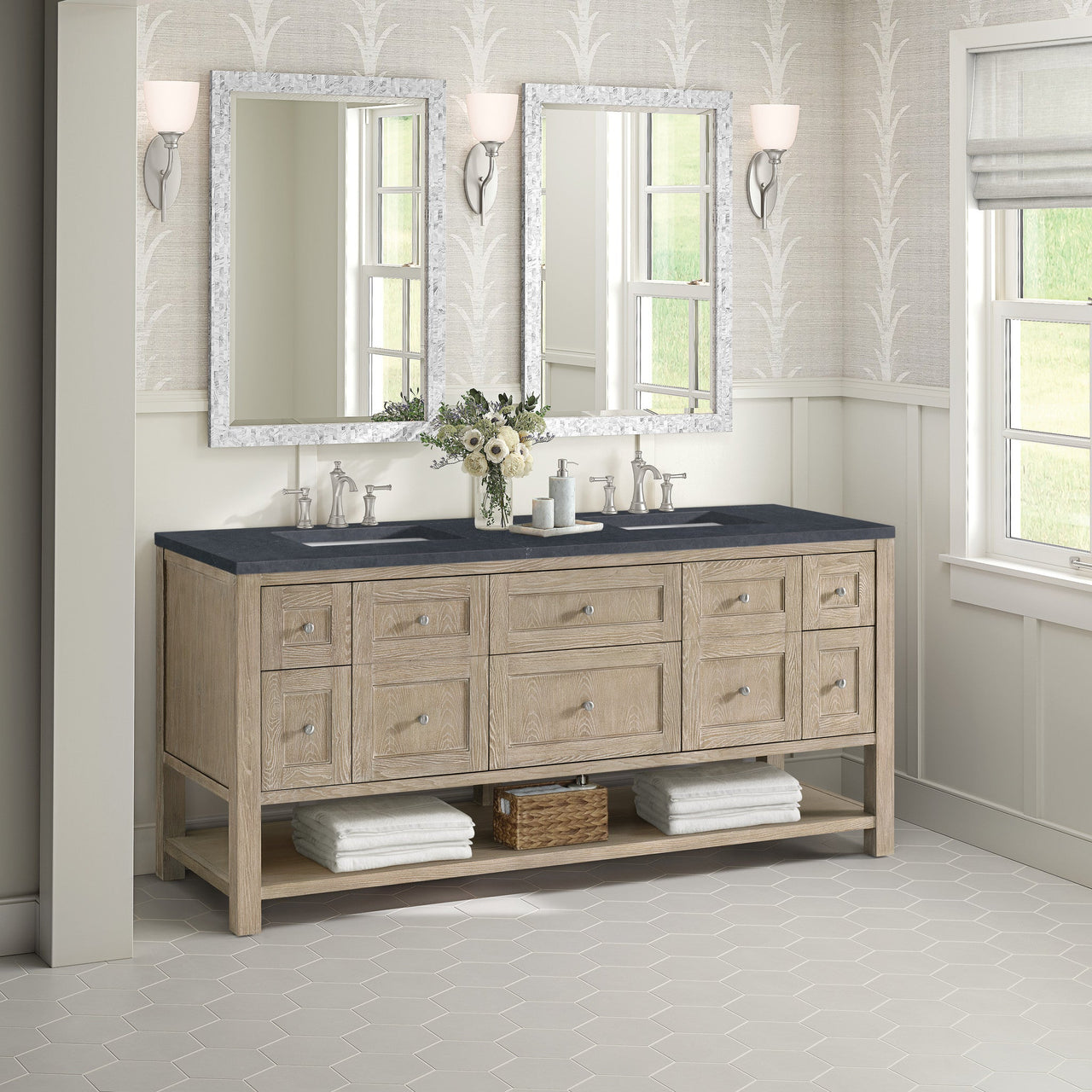 James Martin 72" Breckenridge Double Vanity - Luxe Bathroom Vanities