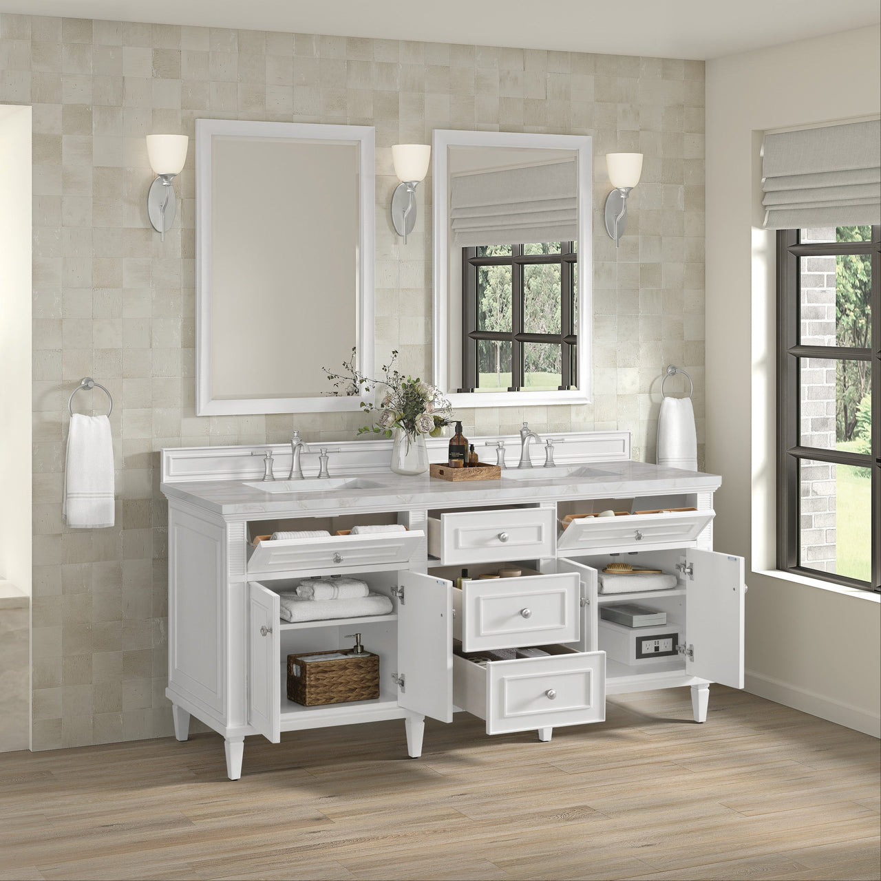 James Martin 72" Lorelai Double Vanity