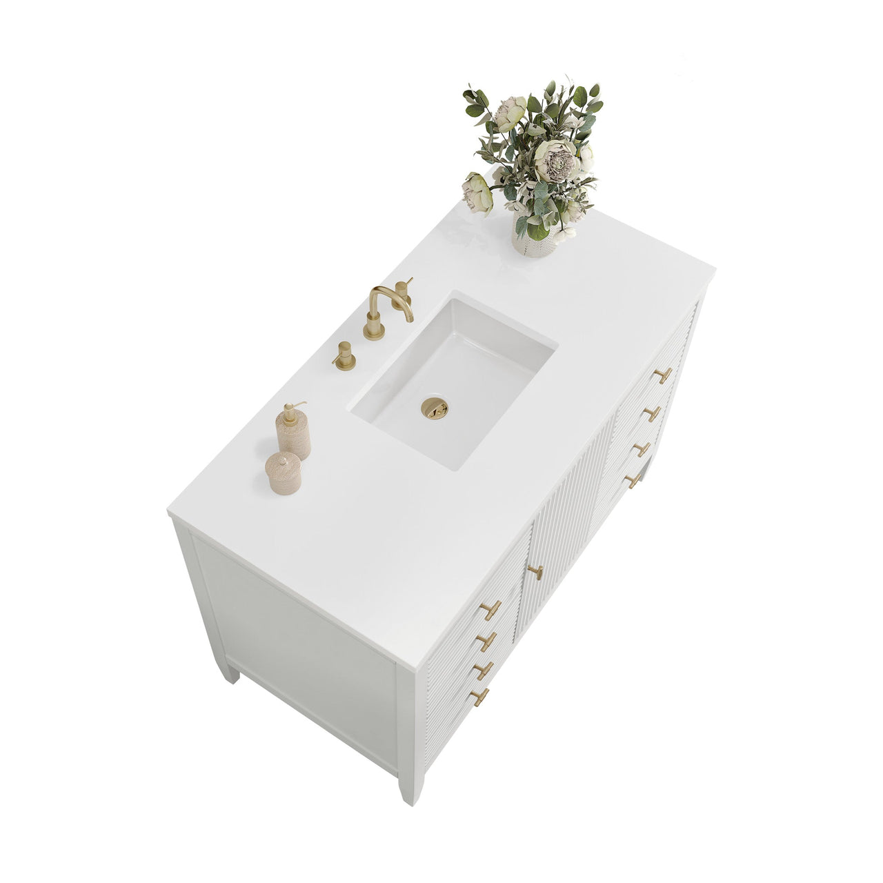 James Martin 48" Myrrin Vanity, W/ 3CM Top