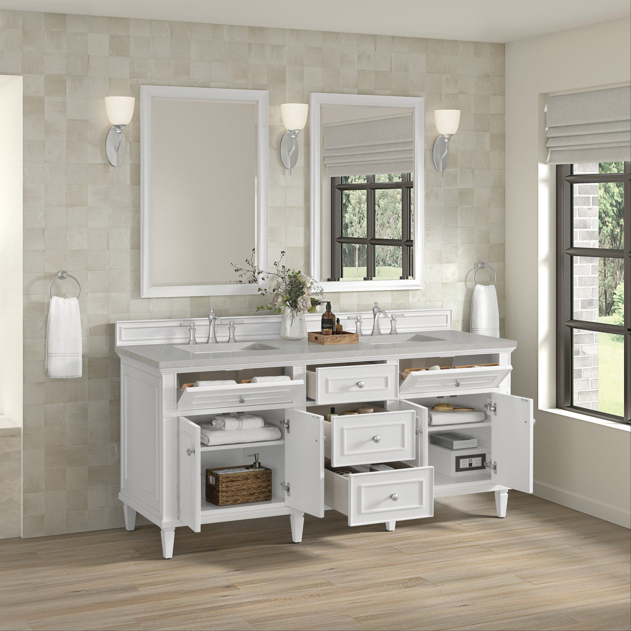 James Martin 72" Lorelai Double Vanity