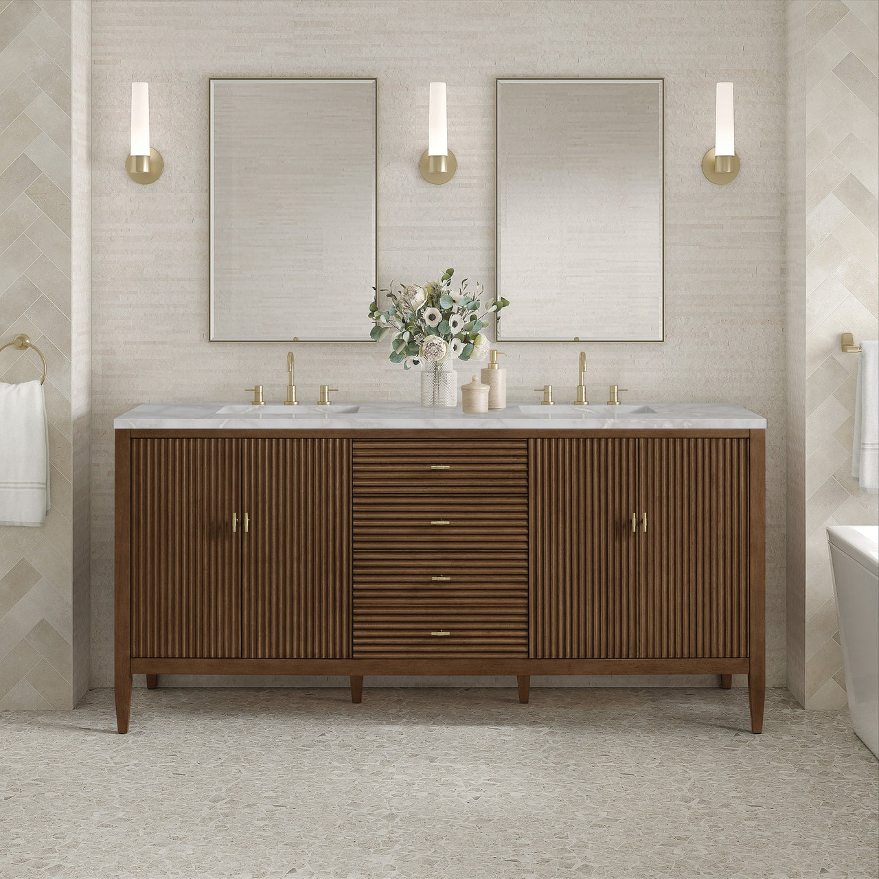 James Martin 72" Myrrin Double Vanity
