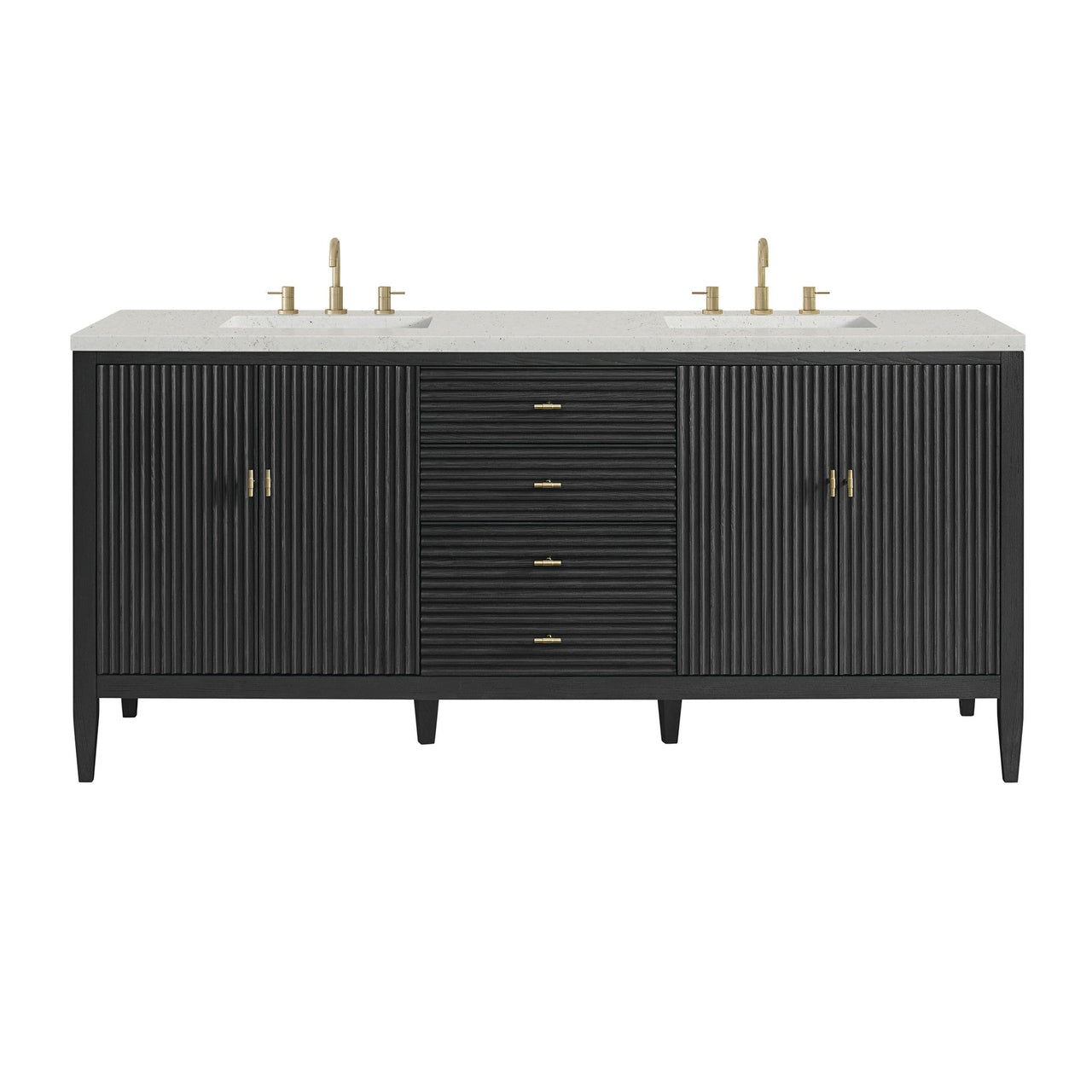 James Martin 72" Myrrin Double Vanity - Luxe Bathroom Vanities