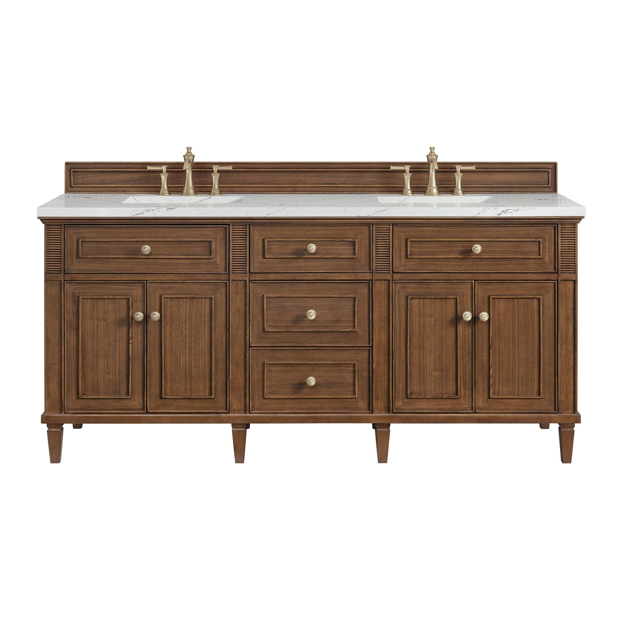 James Martin 72" Lorelai Double Vanity - Luxe Bathroom Vanities