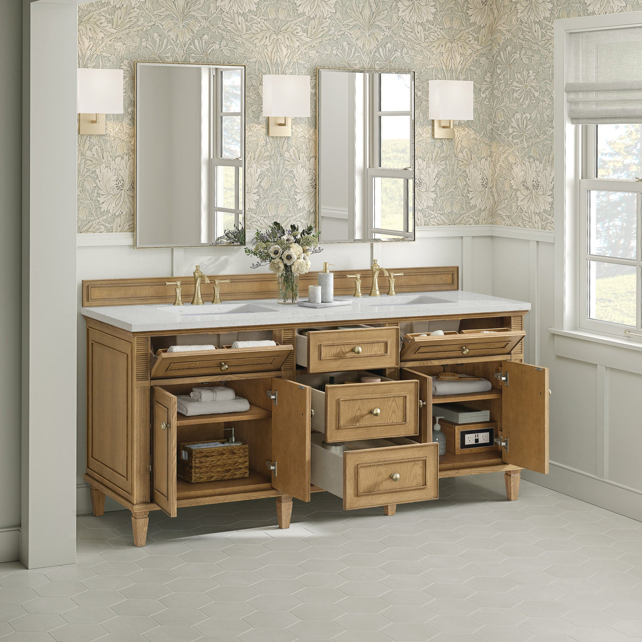 James Martin 72" Lorelai Double Vanity