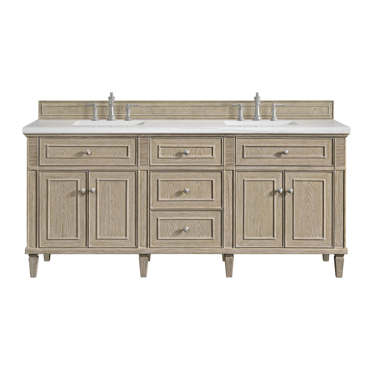 James Martin 72" Lorelai Double Vanity - Luxe Bathroom Vanities