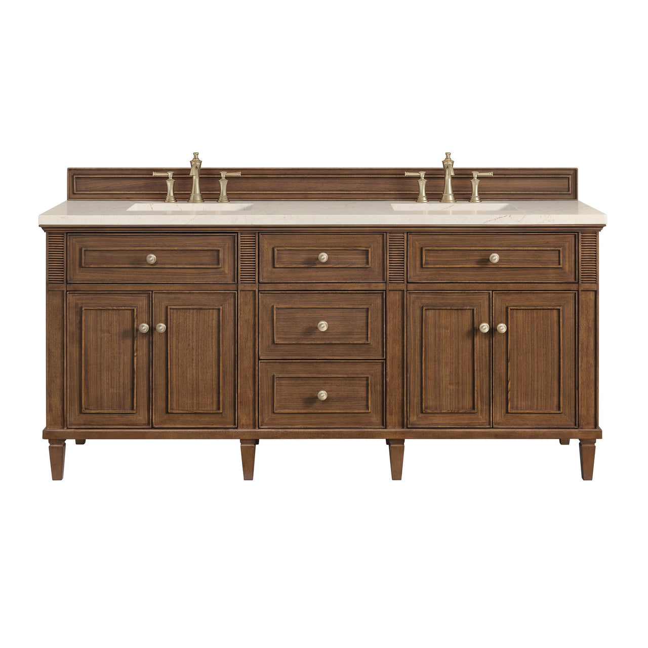 James Martin 72" Lorelai Double Vanity - Luxe Bathroom Vanities