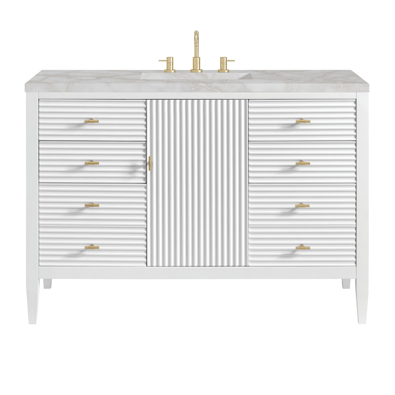 James Martin 48" Myrrin Vanity, W/ 3CM Top