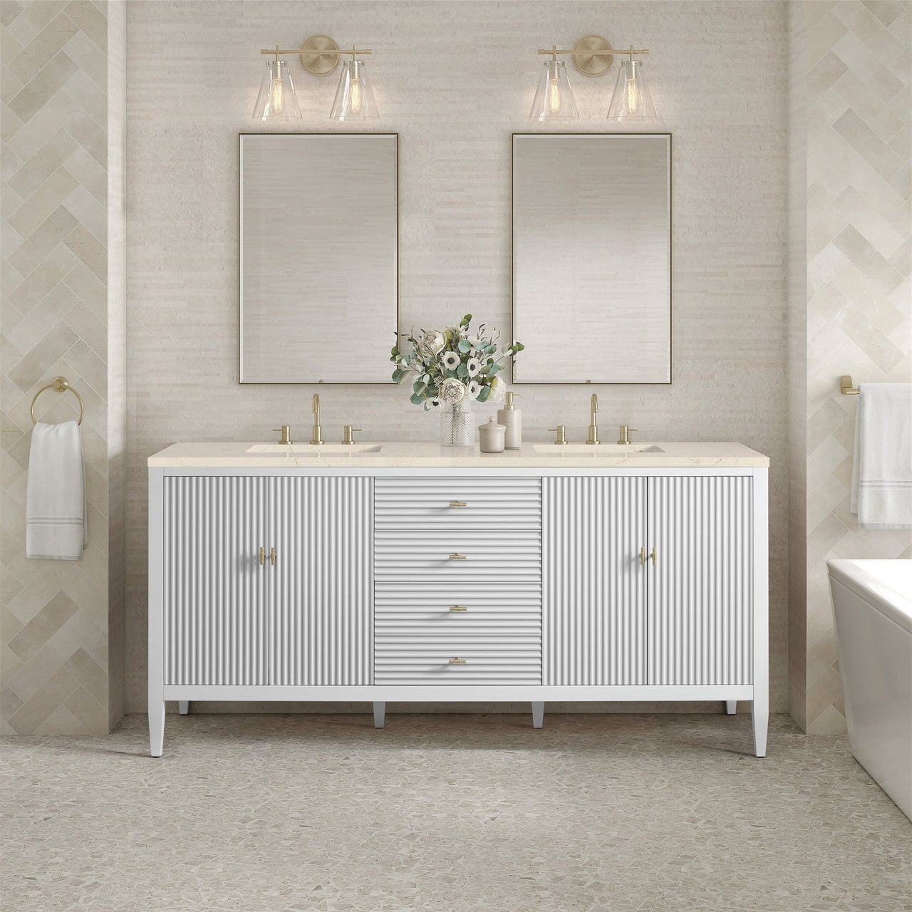 James Martin 72" Myrrin Double Vanity