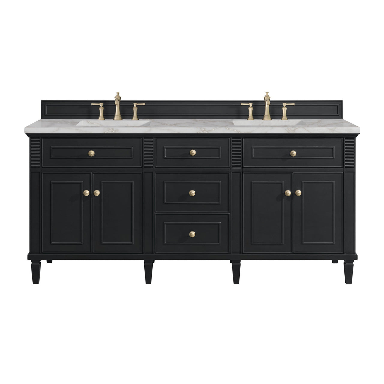 James Martin 72" Lorelai Double Vanity - Luxe Bathroom Vanities