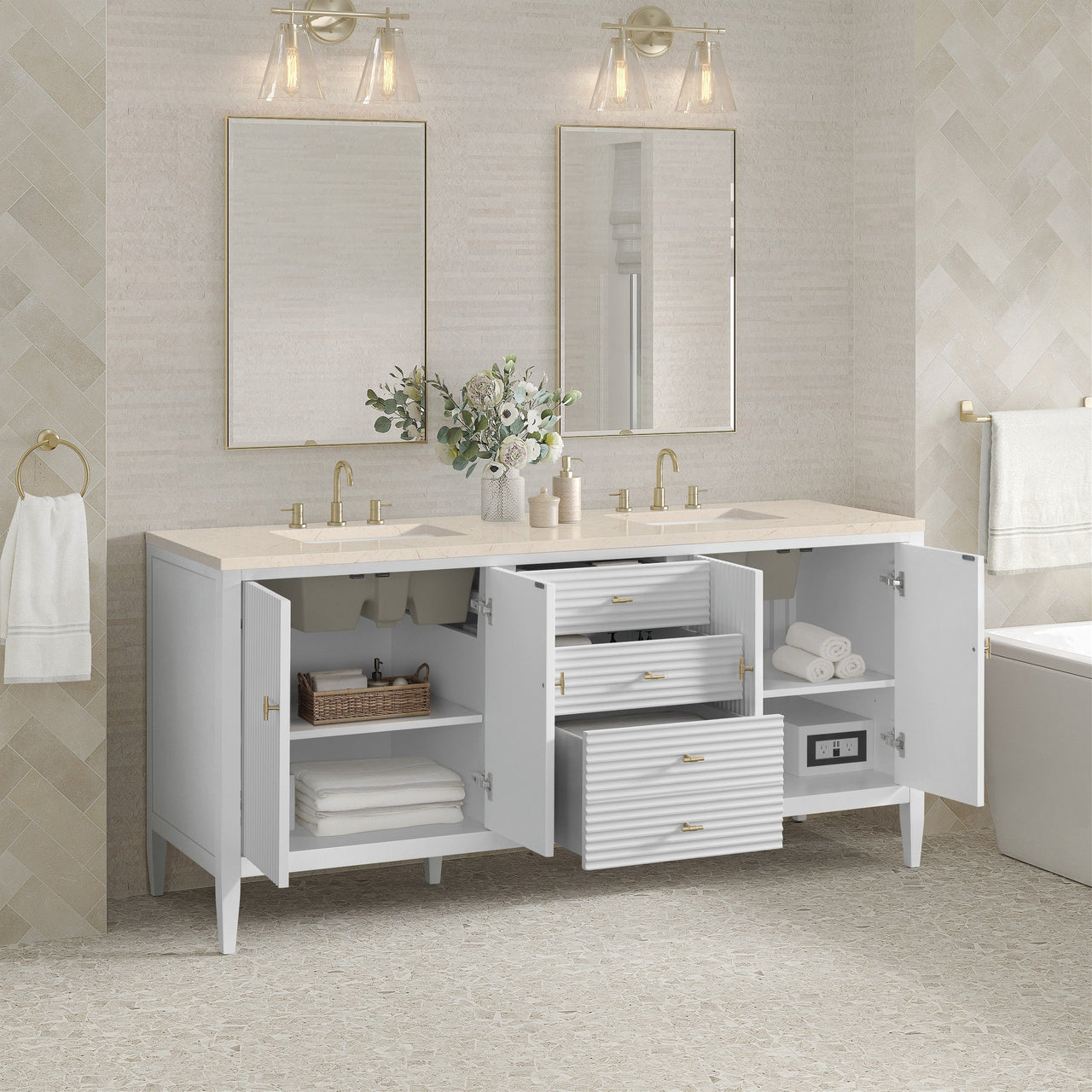 James Martin 72" Myrrin Double Vanity