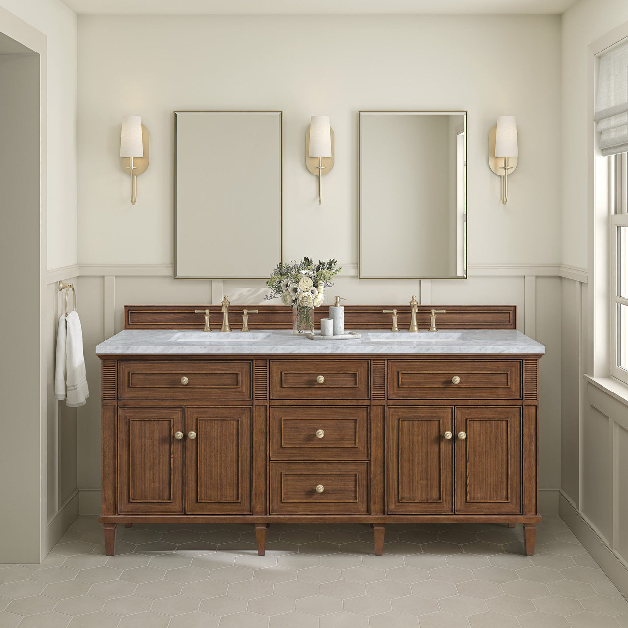 James Martin 72" Lorelai Double Vanity