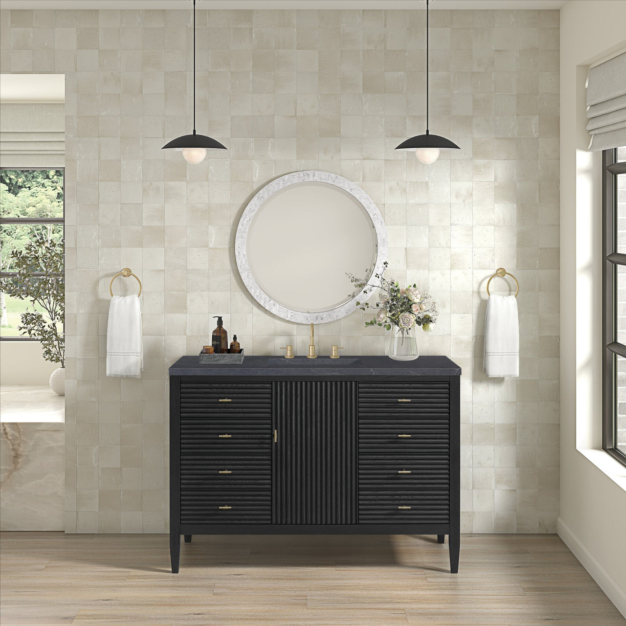 James Martin 48" Myrrin Vanity, W/ 3CM Top