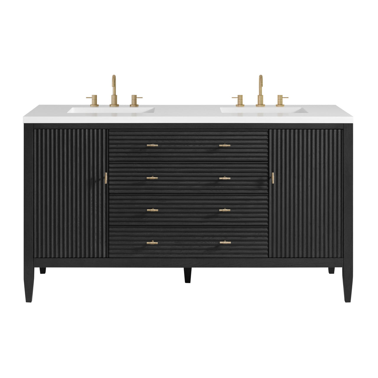 James Martin 60" Myrrin Double Vanity - Luxe Bathroom Vanities