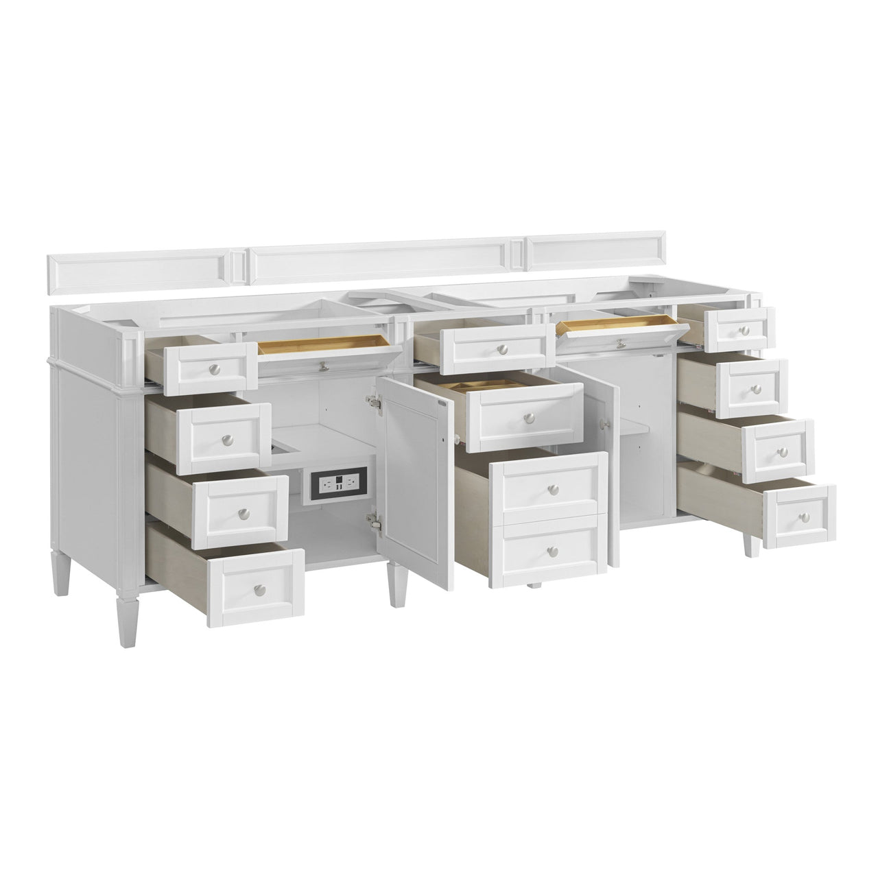 James Martin Brittany 84" Double Vanity - Luxe Bathroom Vanities