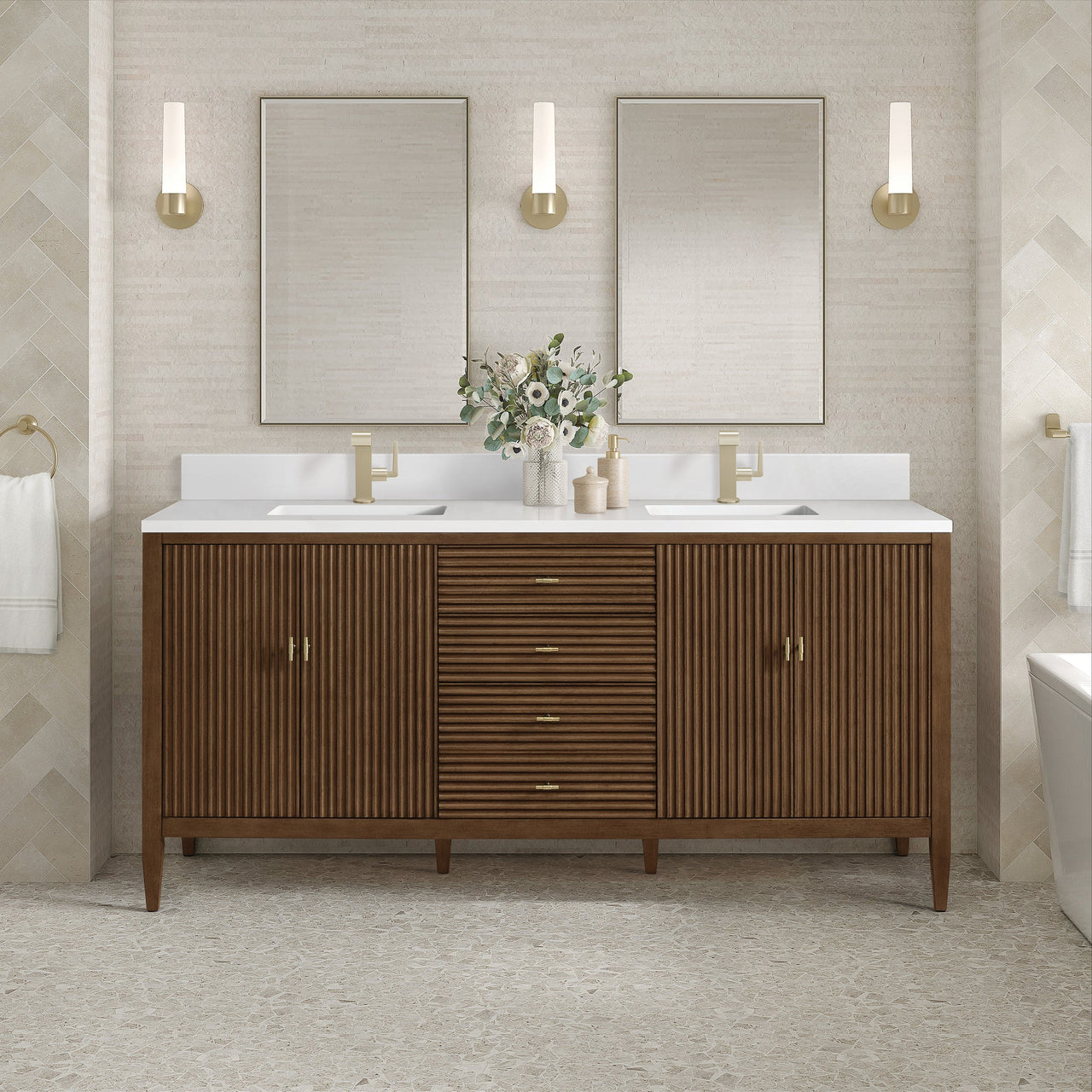 James Martin 72" Myrrin Double Vanity